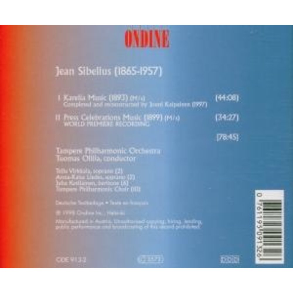 Ondine Complete Karelia And Press Cel