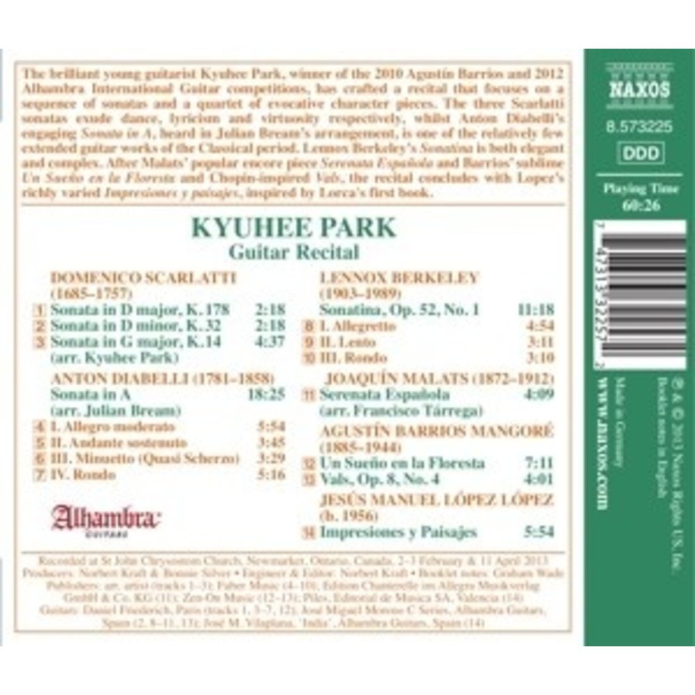 Naxos Kyuhee Park: Guitar Recital