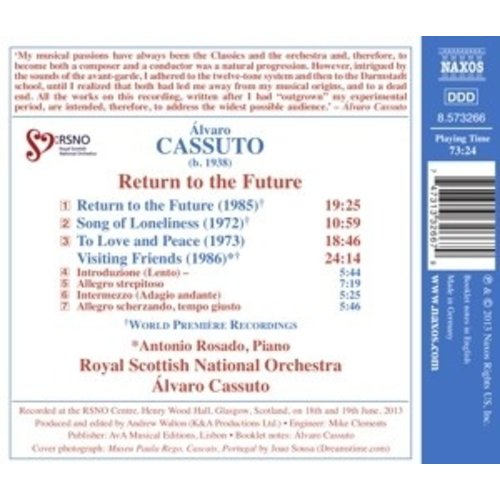 Naxos Cassuto: Return To The Future