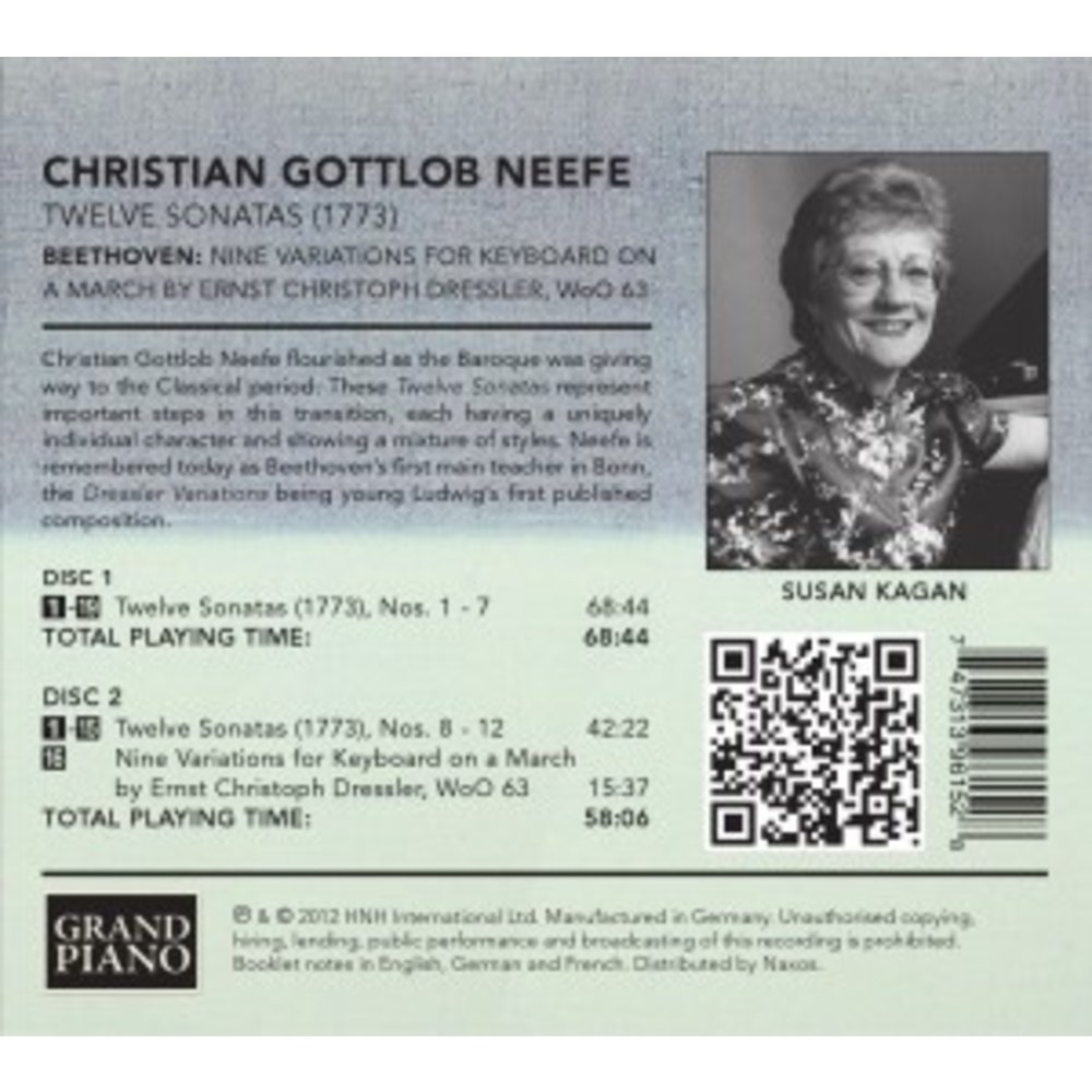 Grand Piano Neefe: Twelve Sonatas