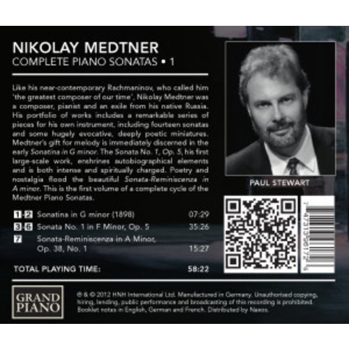 Grand Piano Medtner: Piano Sonatas 1