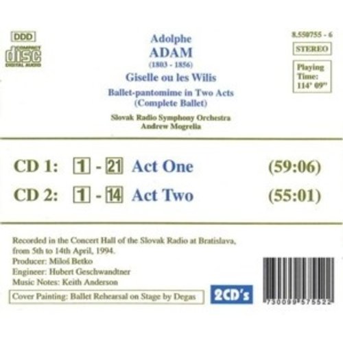 Naxos Adam: Giselle (Complete)