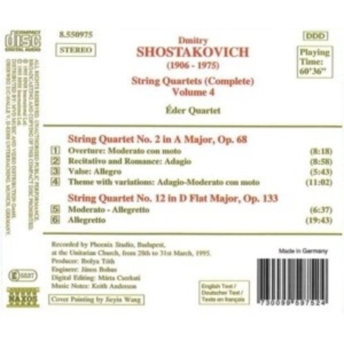 Naxos Shostakovich: Str. 4Tets Vol.4