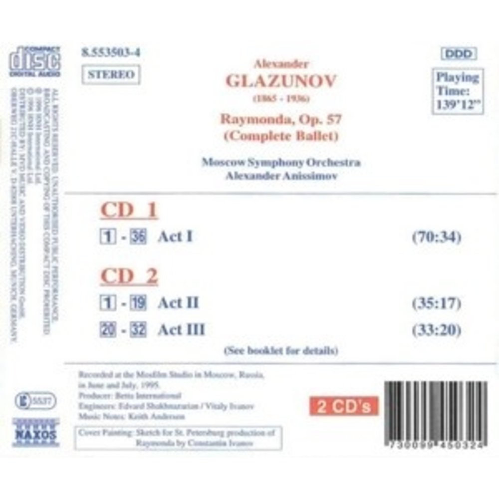 Naxos Glazunov: Raymonda