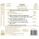 Naxos Weber: Piano Music Vol.3