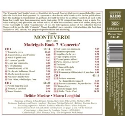 Naxos Monteverdi: Madrigals Book 7