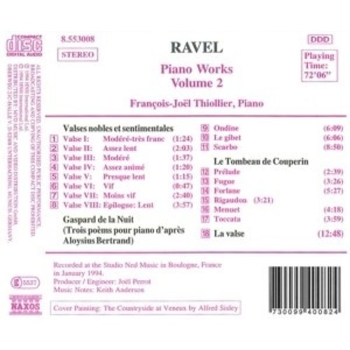 Naxos Ravel: Piano Works Vol.2