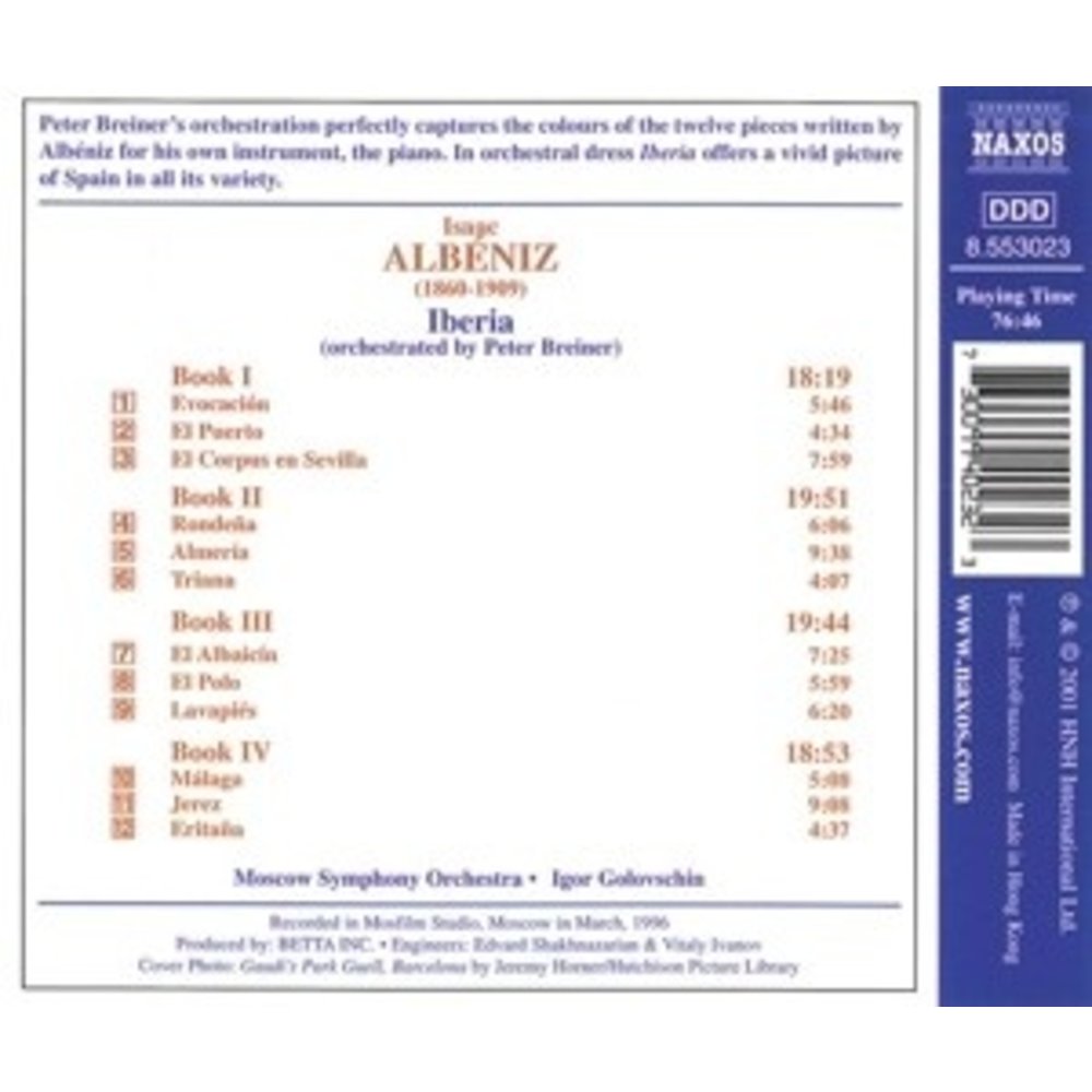 Naxos Albeniz: Iberia