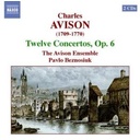 Naxos Avison : 12 Concertos Op. 6