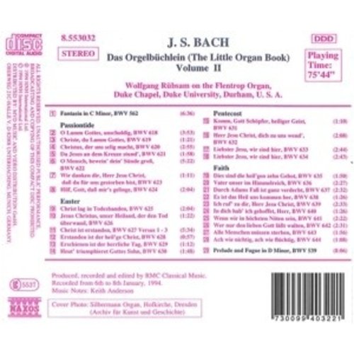 Naxos Bach J.s.: Das Orgelbuchlein 2