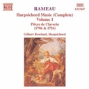 Naxos Rameau:harpsichord Music Vol.1