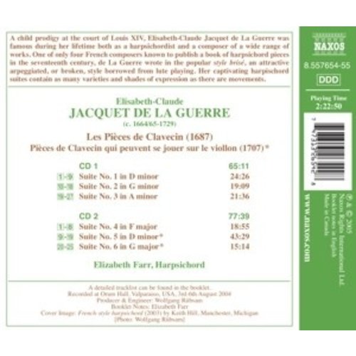 Naxos Jacquet De La Guerre:suites No