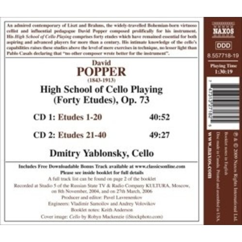Naxos Popper: High School Of Cello