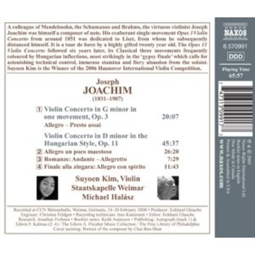 Naxos Joachim: Violin Concerto