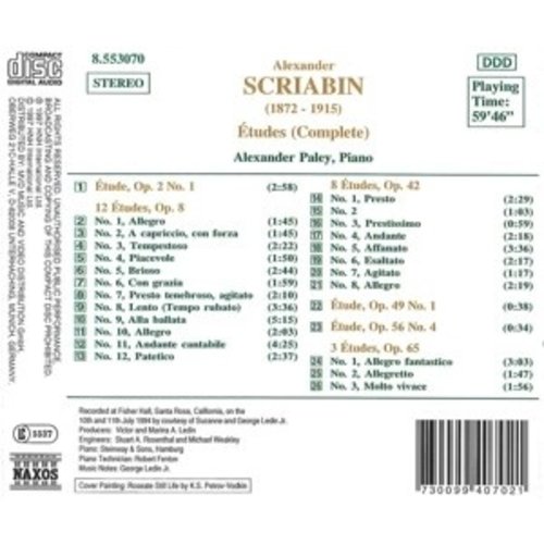 Naxos Scriabin: Etudes (Complete)