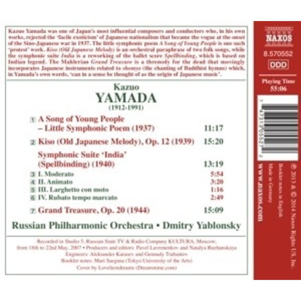 Naxos Kosaku Prelude After Japanese Folk Songs, Symphoni