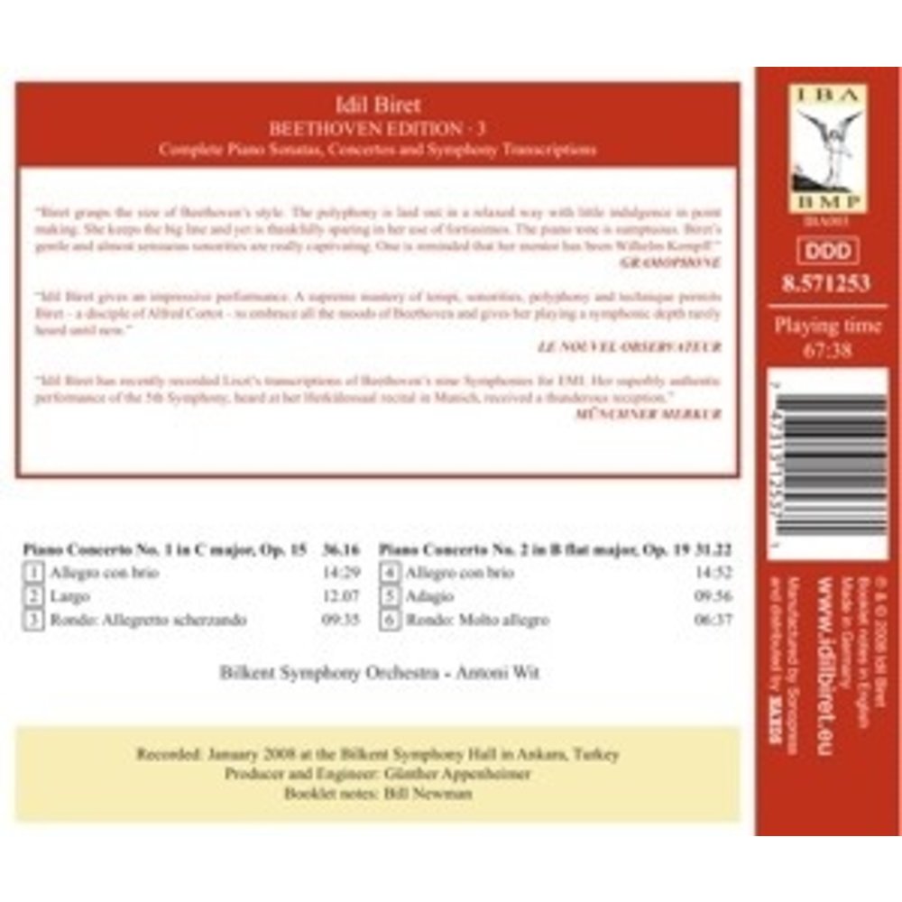 Naxos Biret - Beethoven Edition 3