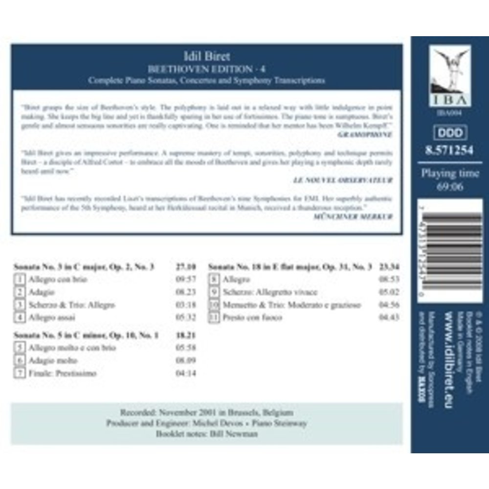 Naxos Biret - Beethoven Edition 4