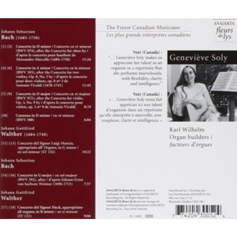 Bach, Walther: Concertos Trans