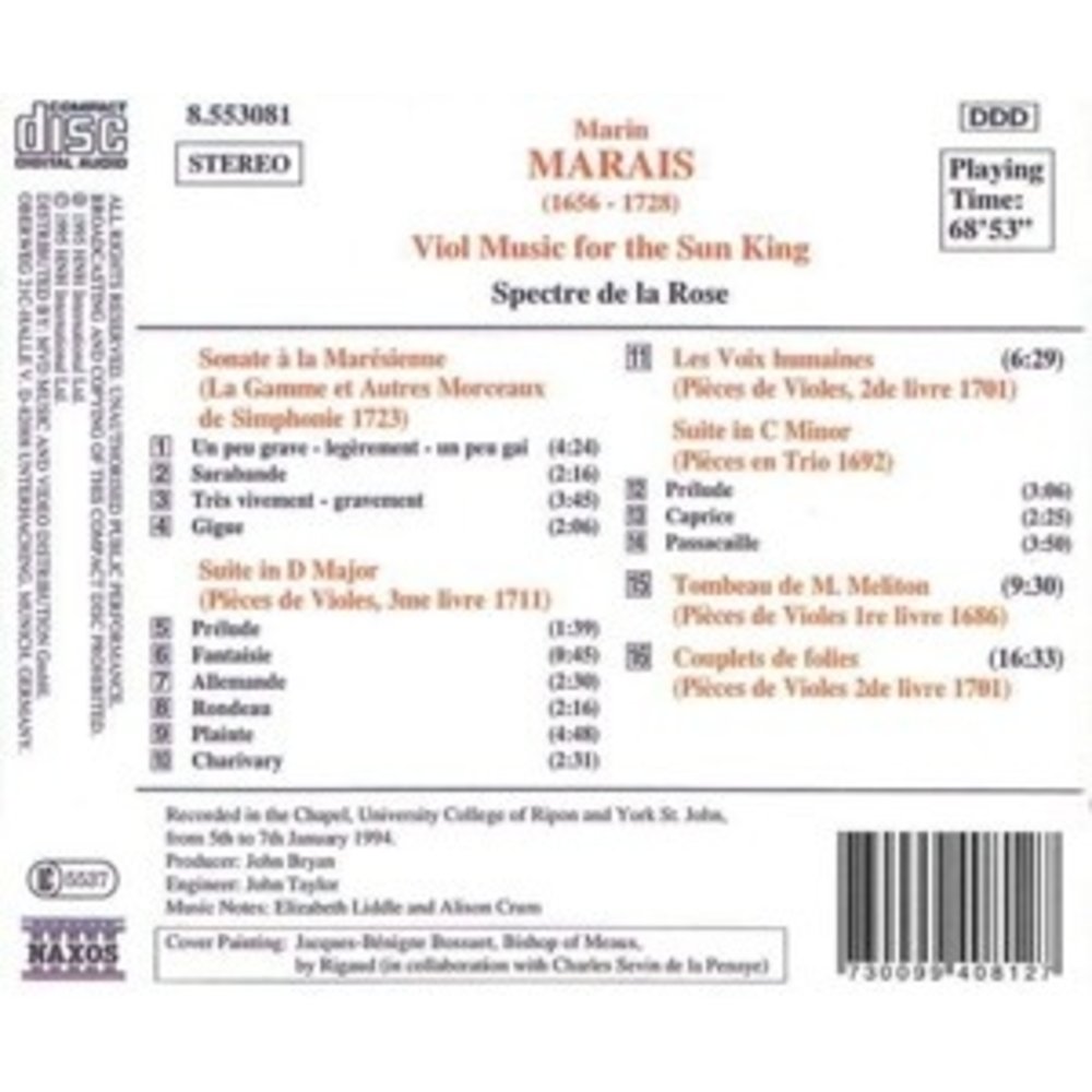 Naxos Marais: Sonate A La Maresienne