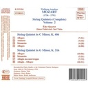 Naxos Mozart: Str. 5Tets K406 & K516