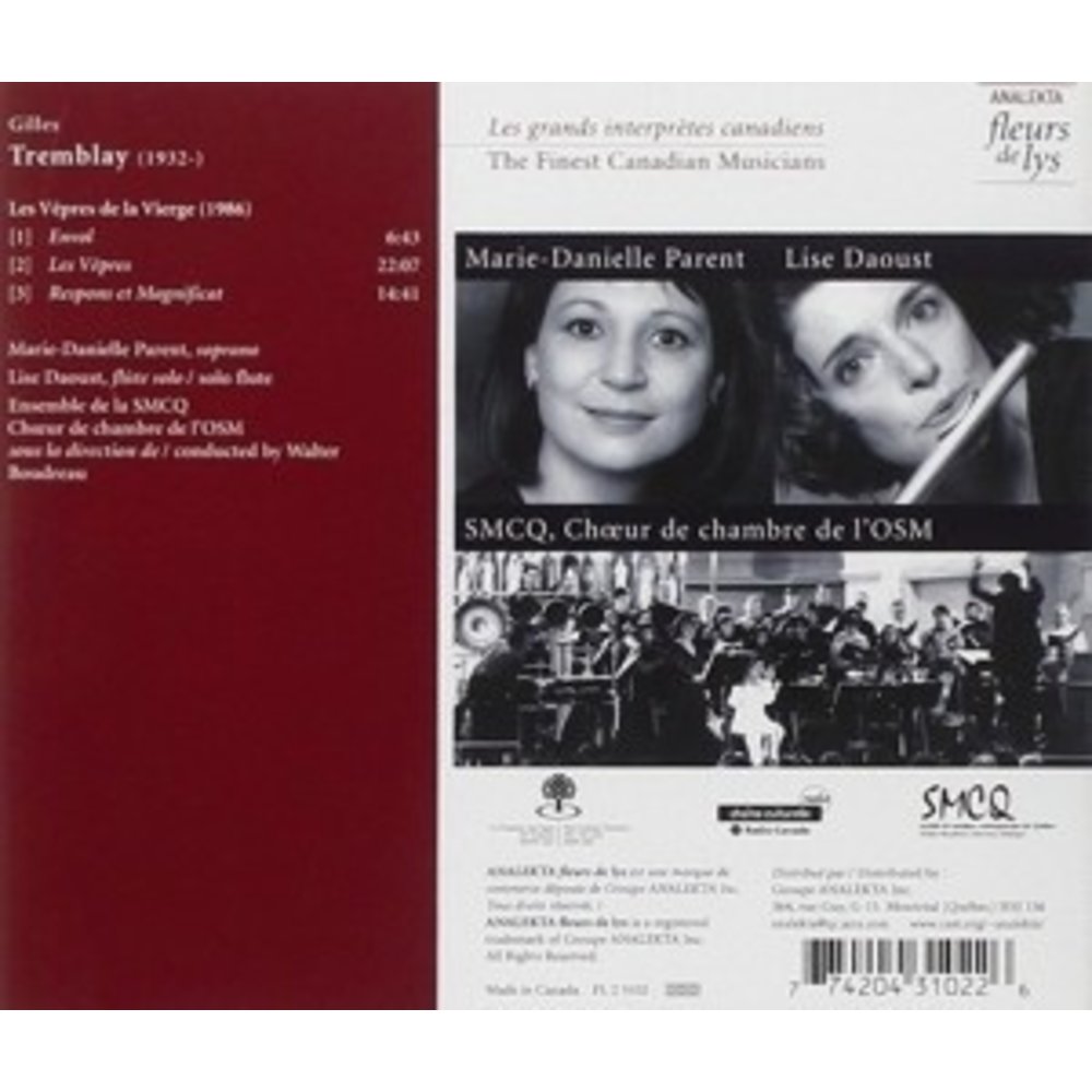 Tremblay: Les Vepres De La Vie