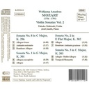 Naxos Mozart: Violin Sonatas 1-3 & 8