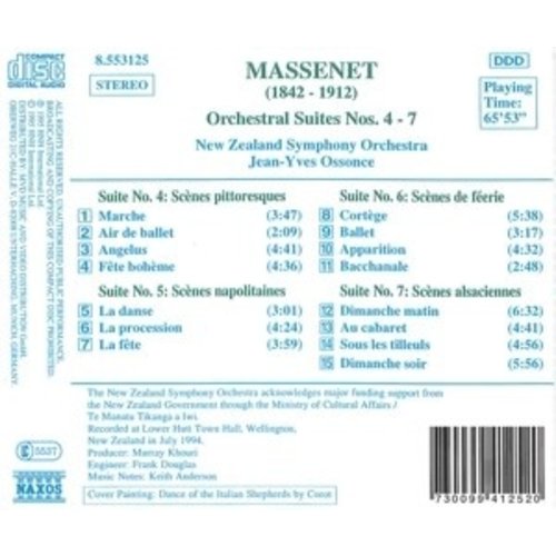 Naxos Massenet: Orchestra Suites 4-7