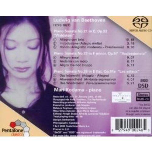 Pentatone Piano Sonatas 21,23 -Sacd