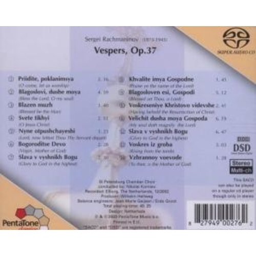 Pentatone Vespers -Sacd-