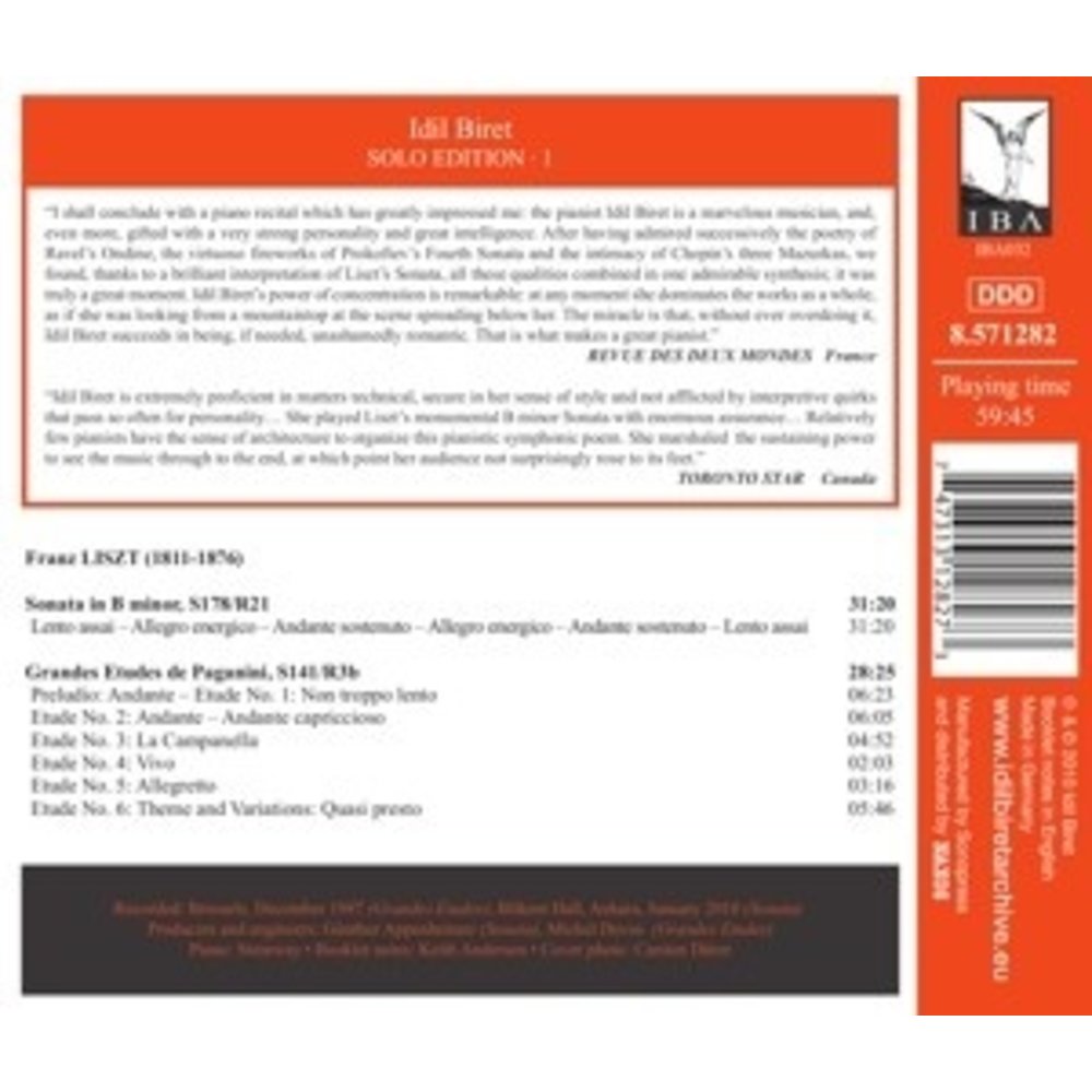 Naxos Biret - Solo Edition 1