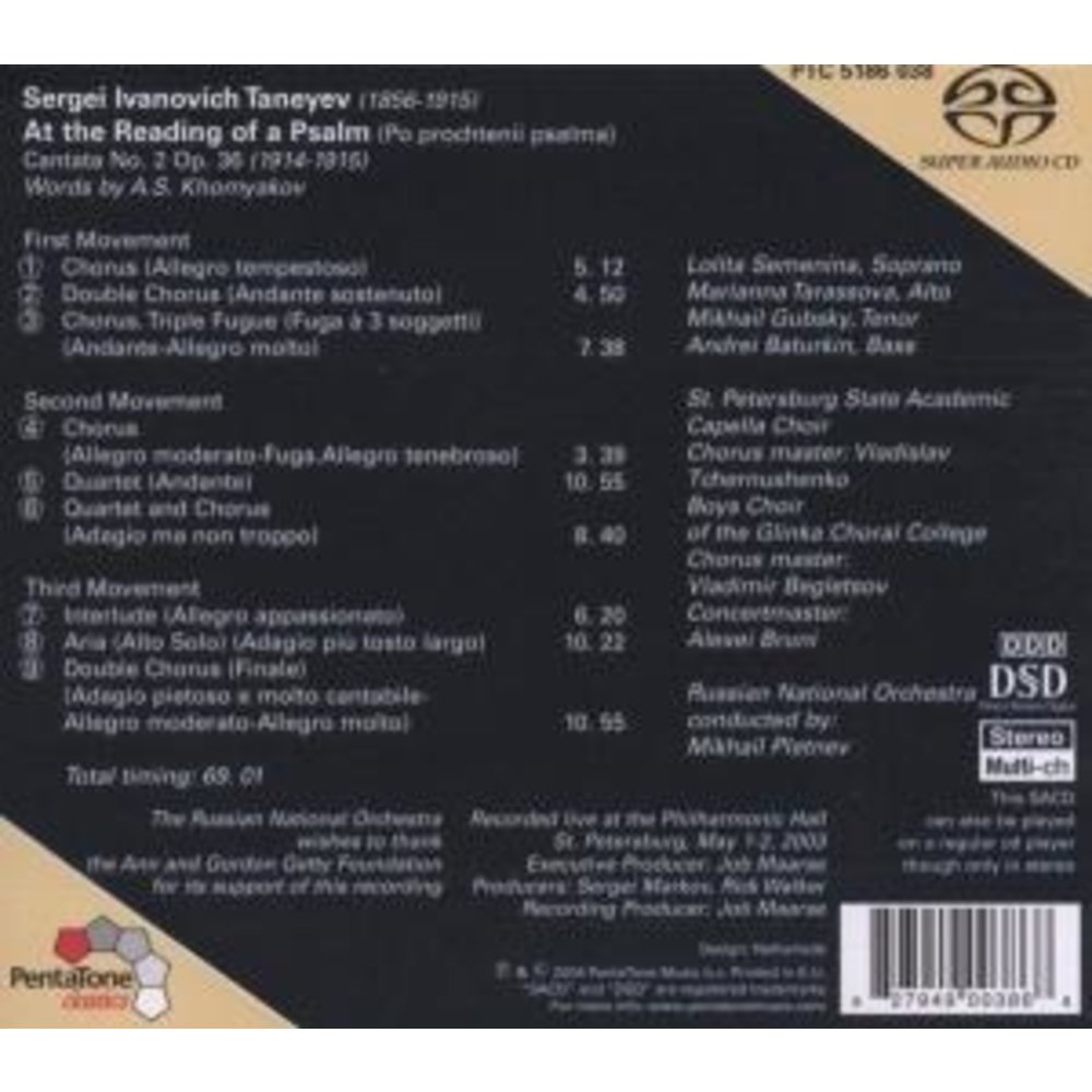 Pentatone At The Reading Of A Psalm