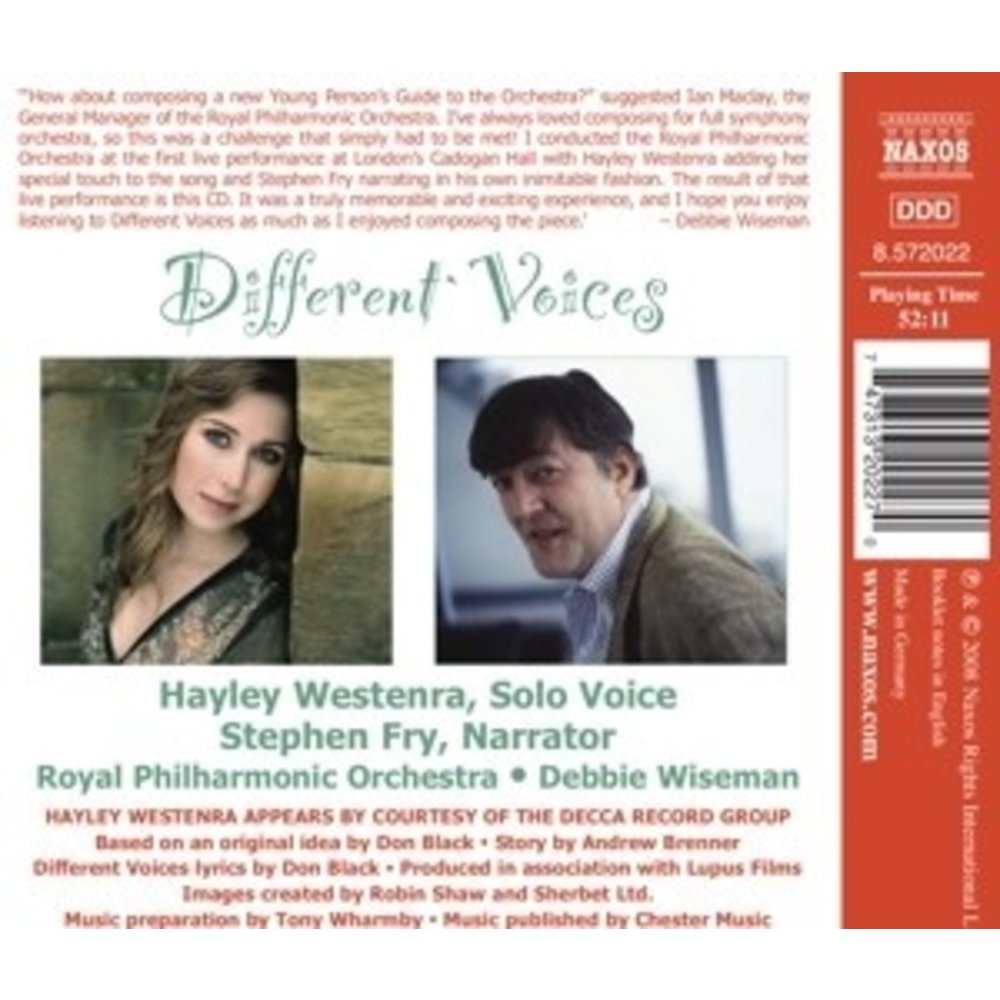 Naxos Wiseman: Different Voices