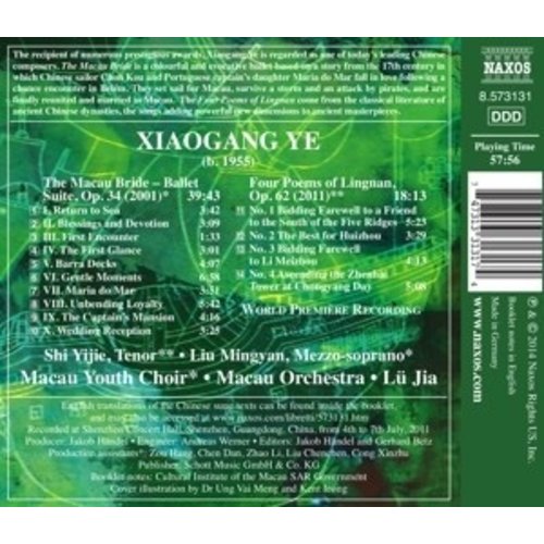 Naxos The Macau Bride Suite, Op.34, Four Poems Of Lingna