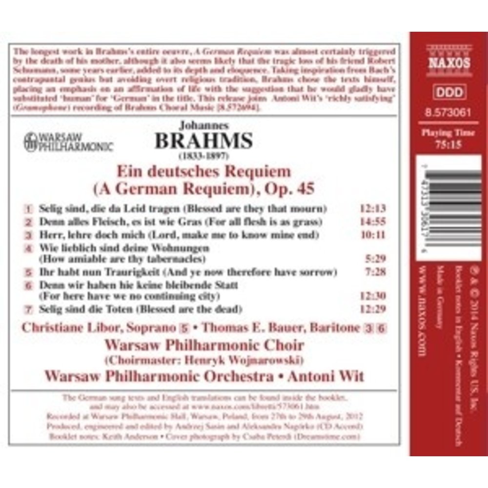 Naxos A German Requiem