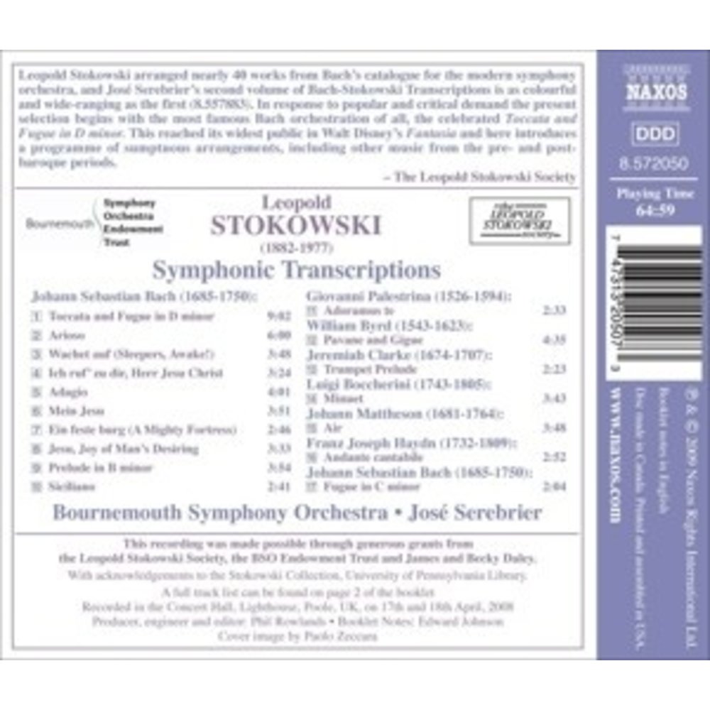 Naxos Stokowski: Bach Transcriptions 2