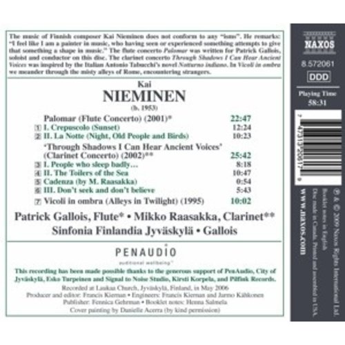 Naxos Nieminen: Palomar (Flute Cto.)