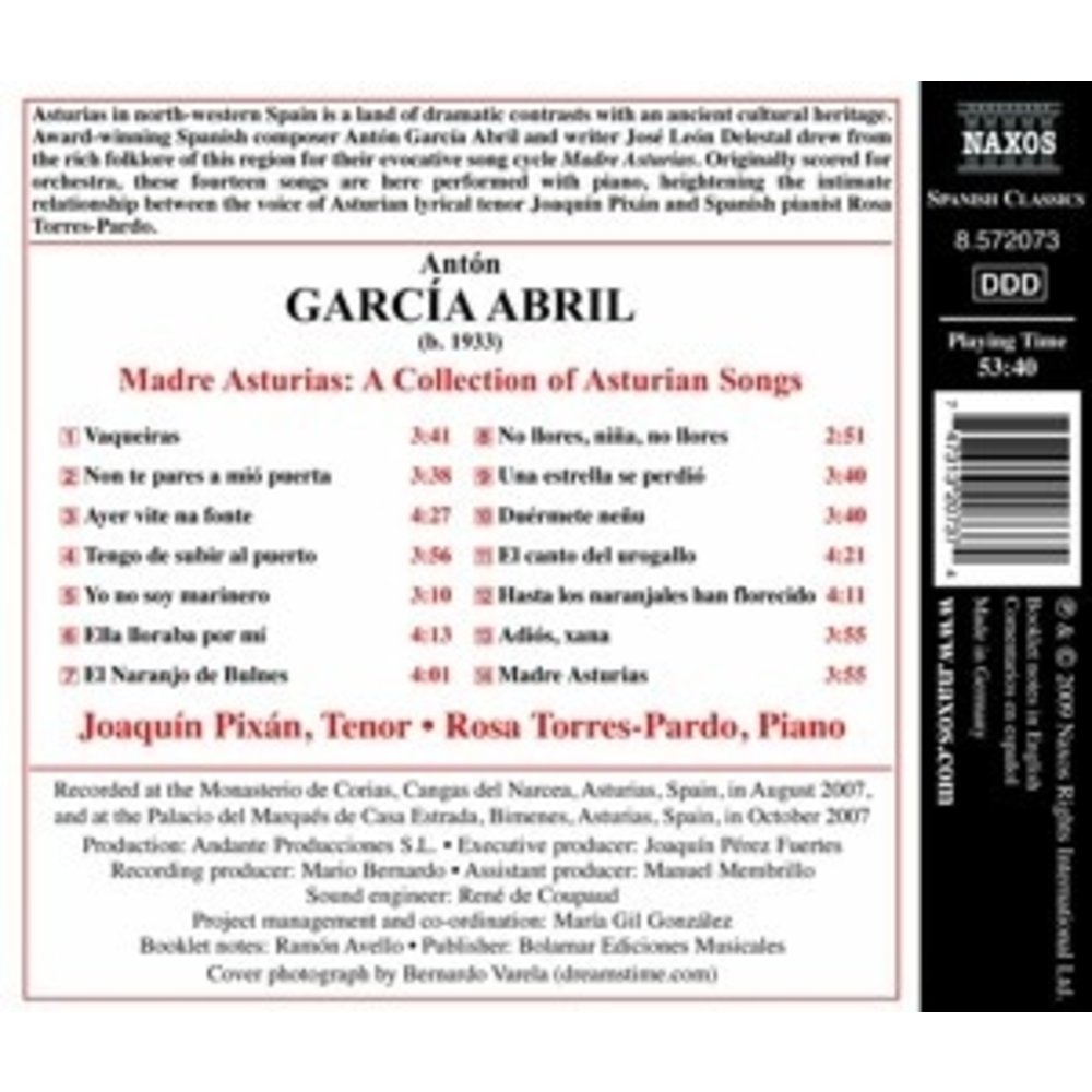 Naxos Abril: Madre Asturias