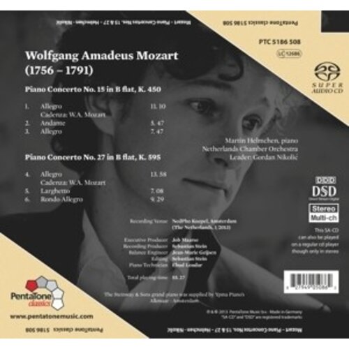 Pentatone Mozart Piano Concerto No.15