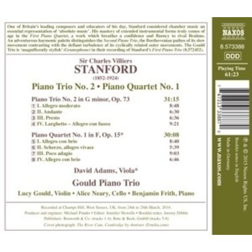 Naxos Piano Trio No. 2; Piano Quartet No. 1