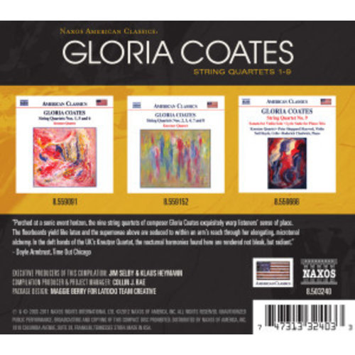 Naxos Coates: String Quartets 1-9