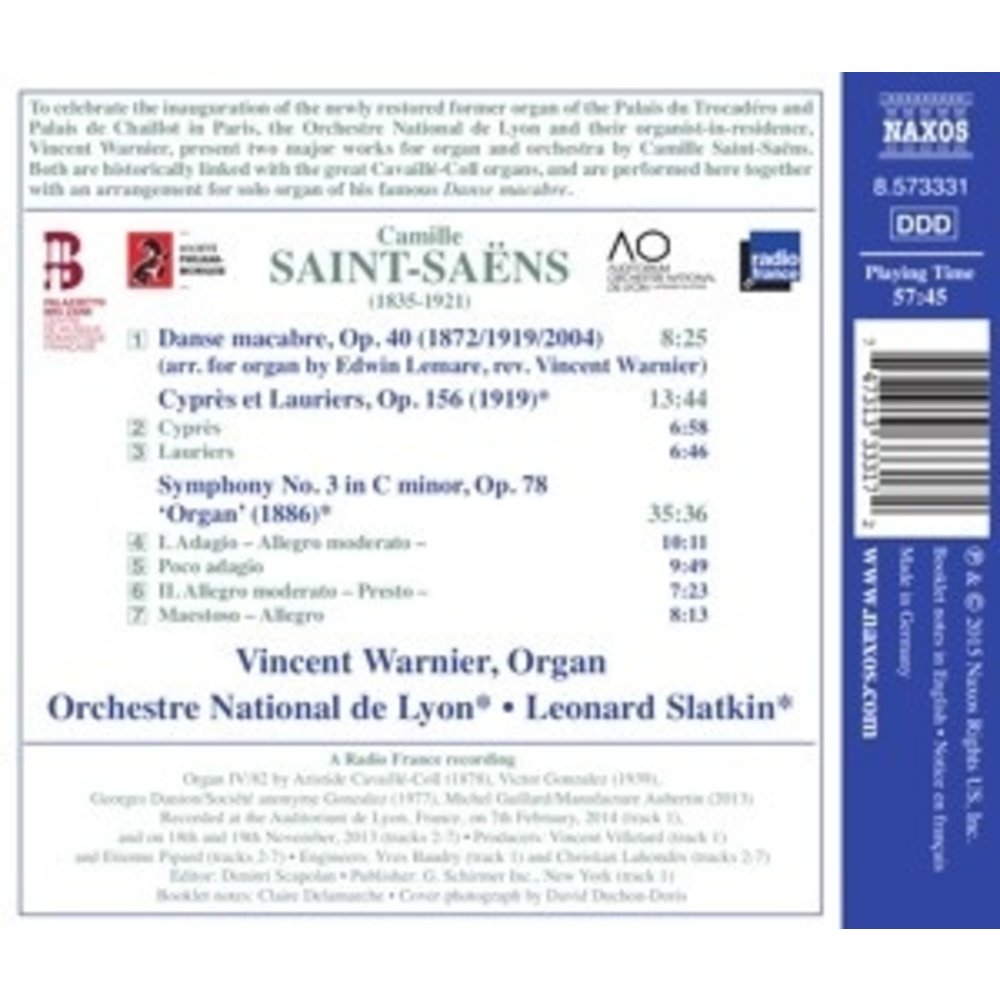 Naxos Symphony No. 3 'Organ'