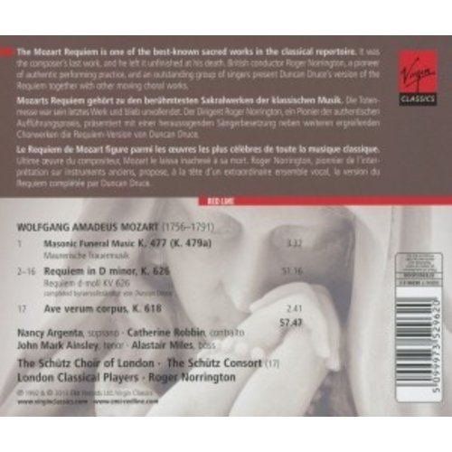 Erato/Warner Classics Mozart: Requiem, Ave Verum Cor