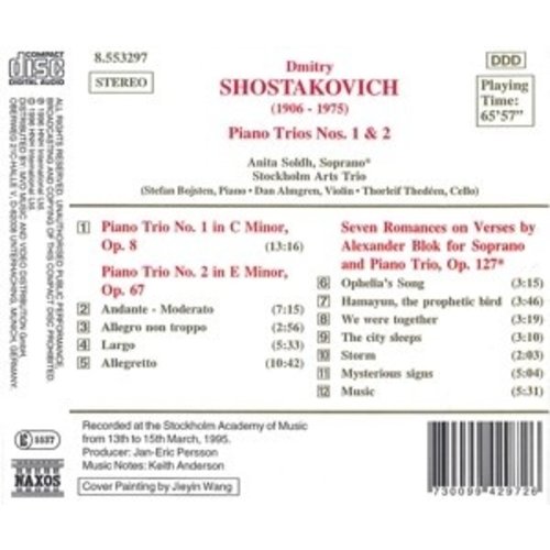 Naxos Shostakovich: Piano Trios 1&2