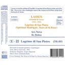 Naxos Lassus: Lagrime Di San Pietro