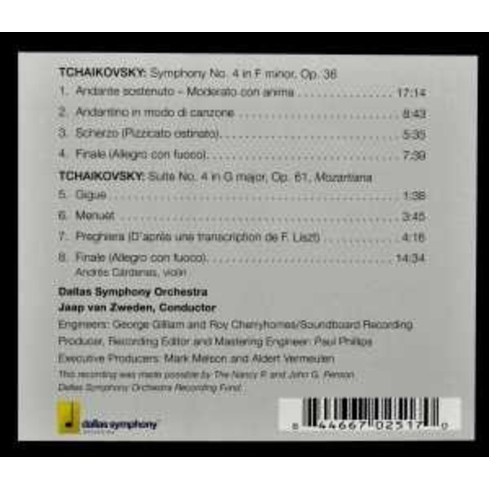 Tchaikovsky: 4Th Symphony