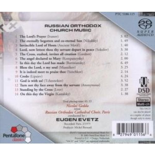 Pentatone Russian Orthodox -Sacd- C