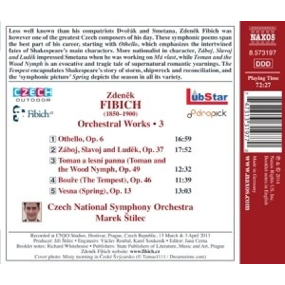 Naxos Orchestral Works Vol 3: Symphonic Poems (Othello,