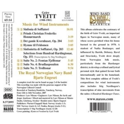 Naxos Tveitt: Music For Wind Instruments