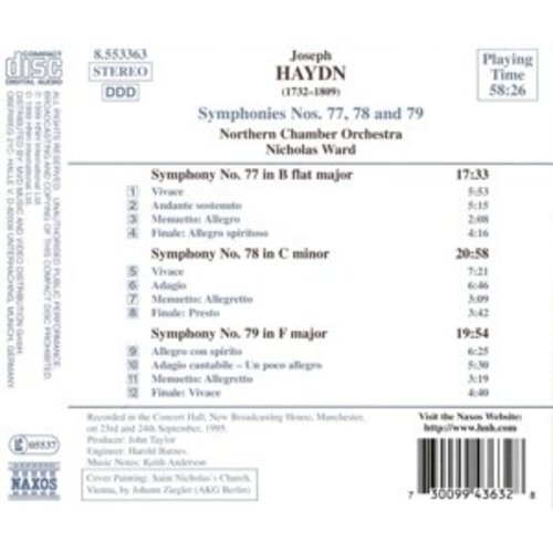 Naxos Haydn: Symphonies No.77,78&79